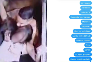 'Explodir sua cara': mensagens mostram ameaças de suspeito de espancar mulher em elevador; VEJA