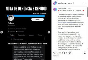 Calouras da Unesp denunciam assédio sexual de perfil fake em rede social no interior de SP
