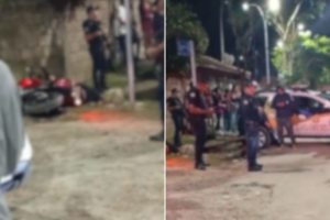 Adolescente morre baleado por guarda após atropelar agente com moto furtada no litoral de SP; VÍDEO