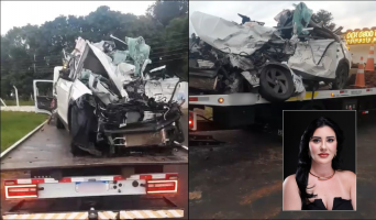 Enfermeira morre após carro bater de frente com caminhão em rodovia do interior de SP